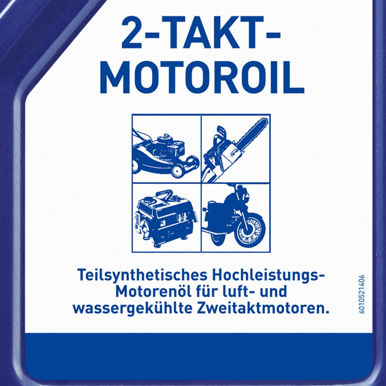 Aceite para motor de Liqui Moly 1052, para motor de 2 tiempos de cortacésped o motosierra, 3 unidades, 1 litro
