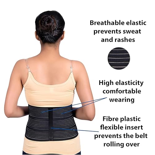 Miniatura 8 de Carpeta abdominal inferior cinturón de soporte de cintura después de la entrega de cesárea para mujeres, soporte delgado, elástico, cintura de