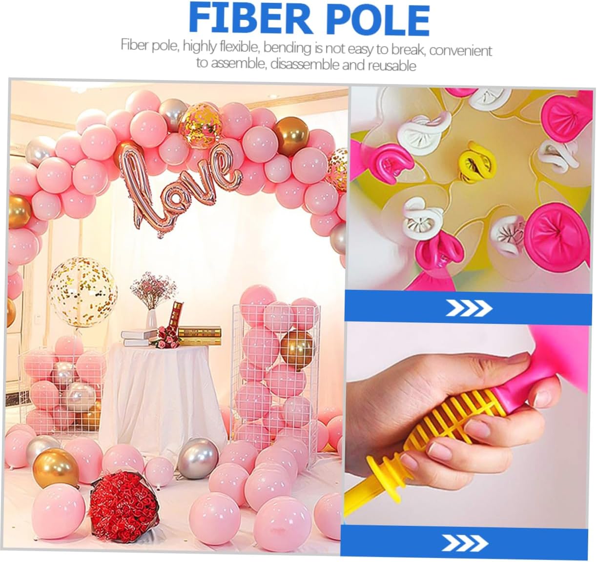 Set of Balloon Arches Base Pump for Party Decorations Wedding/anniversary