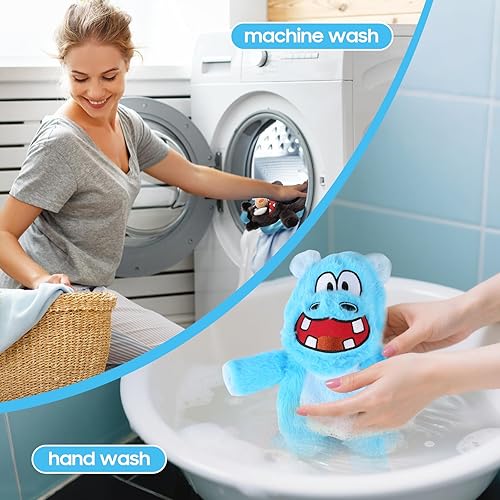 Miniatura 8 de Bzonsmart Juguetes chirriantes para perros, 5 piezas de juguetes arrugados para perros, paquete económico de juguetes para perros pequeños, medianos