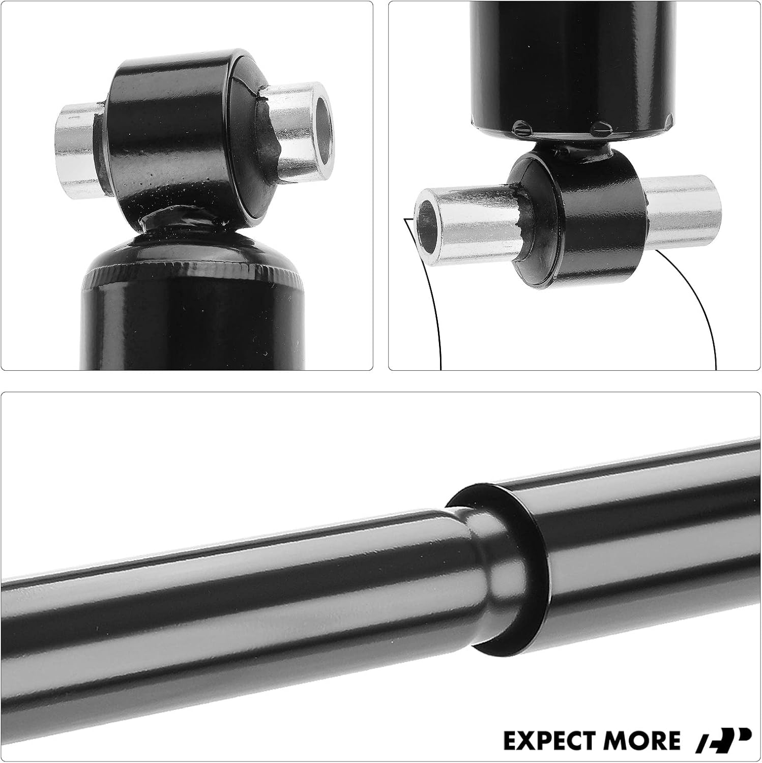 A-Premium Front Shock Absorbers Compatible with Mack Anthem 2018-2022, CHN 2004-2007, CX 1998-2005, CXP 2006-2007, CXU & Volvo VAH, VN, VNL, VNM, VNR,VNR, 2-PC Set