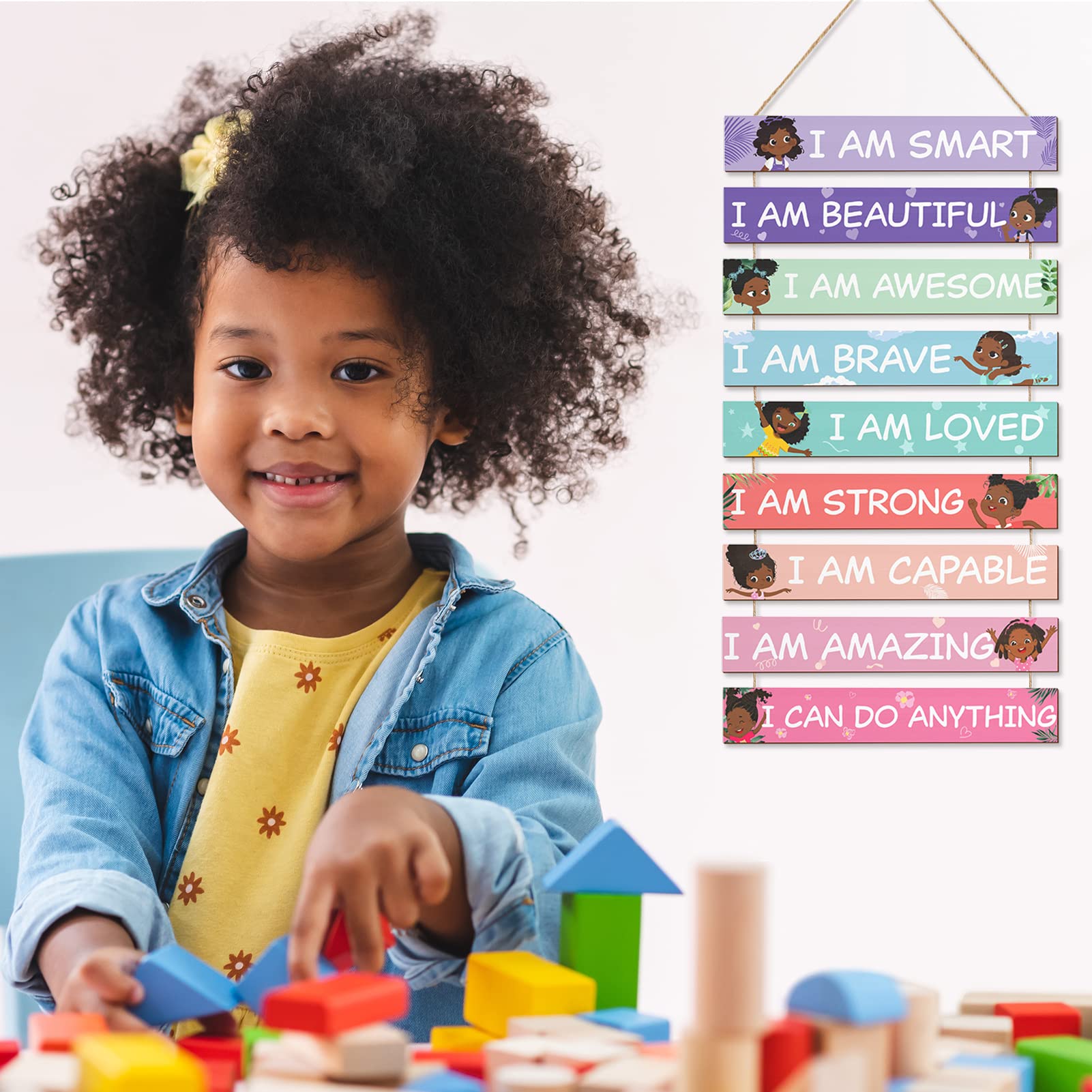 Snapklik.com : Black Girl Wall Art, Set Of 9 Pieces Black Girl Room ...