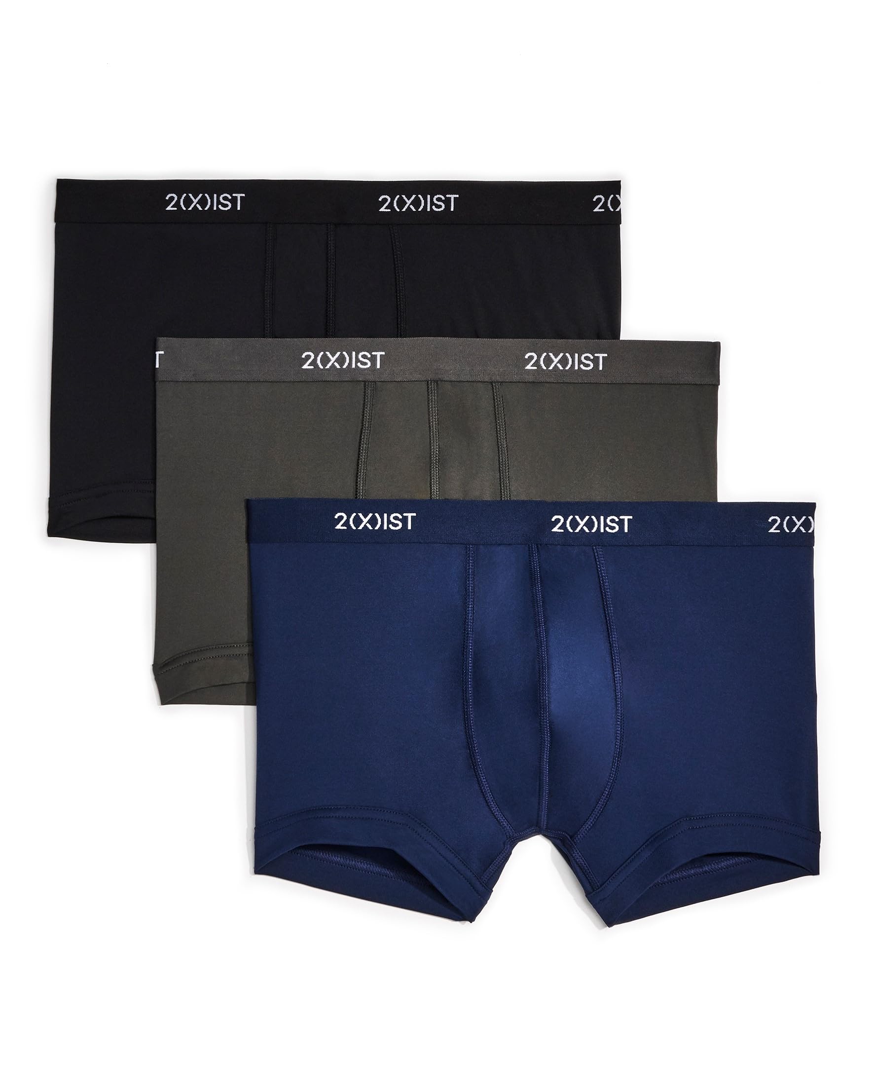 2(X)IST Men's Micro Speed Dri No Show Trunk 3-Pack
