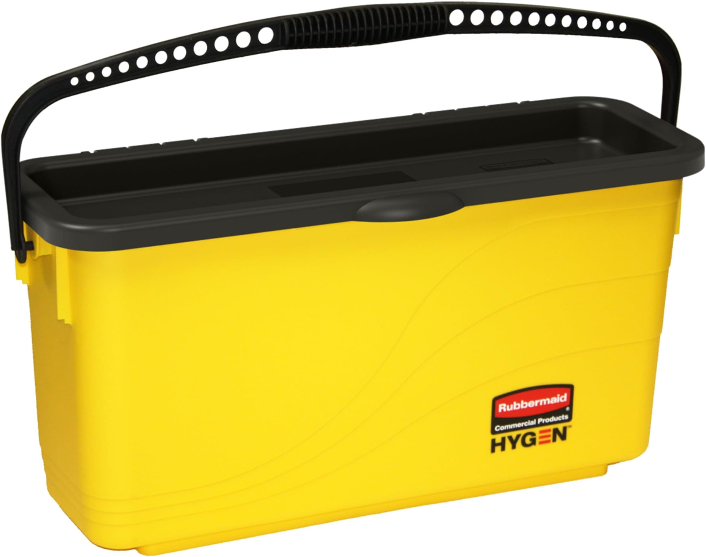 Rubbermaid Commercial Products FGQ95088YEL, HYGEN Charging Bucket for Microfiber Mops - Yellow