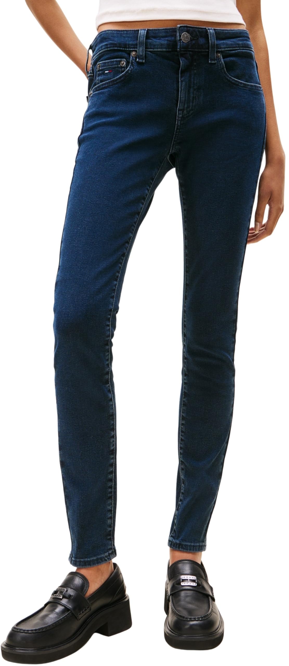 Tommy Jeans Women's Sophie Skinny Fit Jeans, Blue (Denim Blue Black), 32W/28L