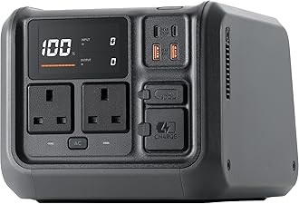Power 500 Portable Power Station, 512Wh LFP (LiFePO4) Battery, 70-Minute Fast Charging, 1000W Max Output, Power Generator for Home, Camping & RVs, Off-grid, Power Outage