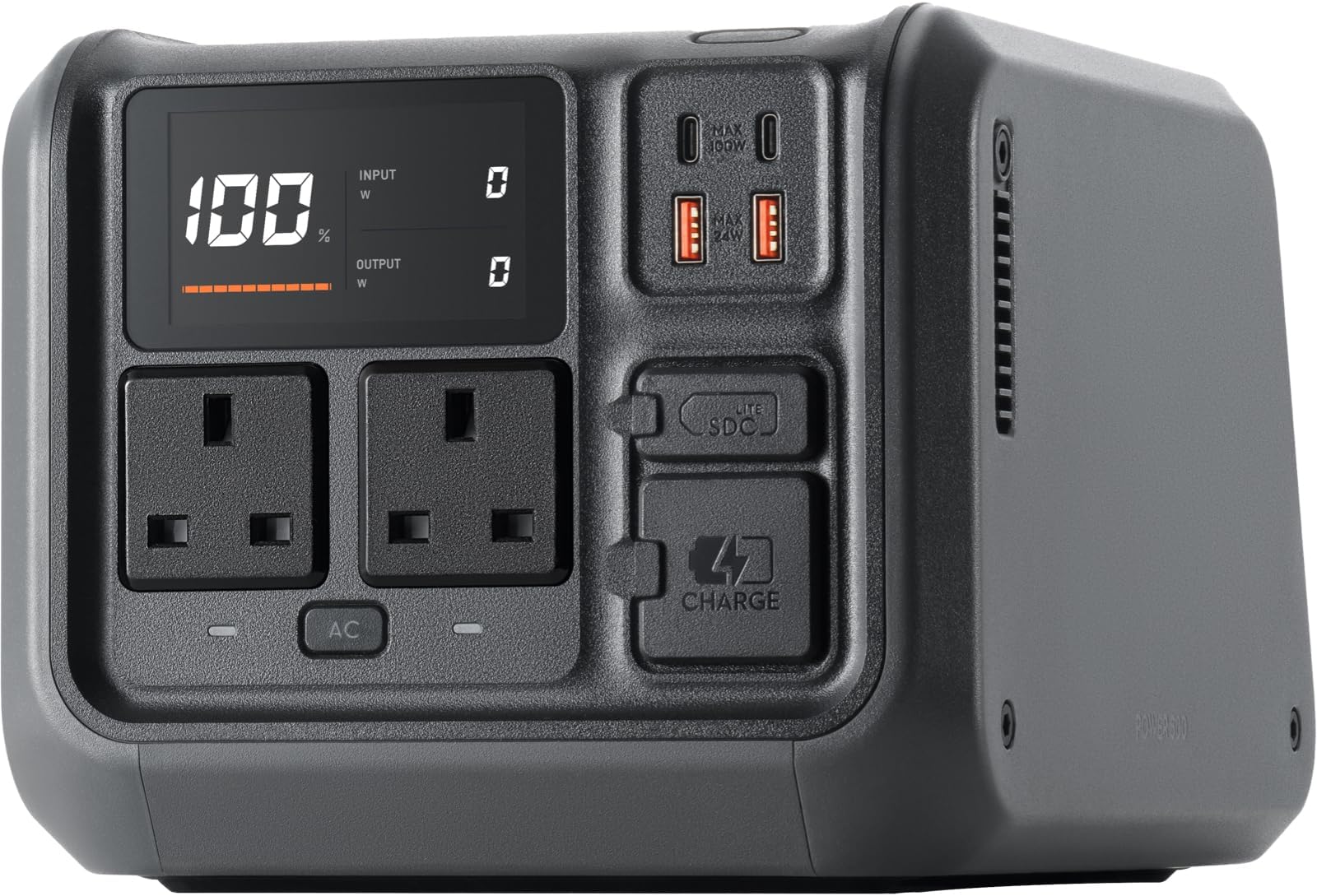 DJI Power 500 Portable Power Station, 512Wh LFP (LiFePO4) Battery, 70-Minute Fast Charging, 1000W Max Output, Power Generator for Home, Camping & RVs, Off-grid, Power Outage