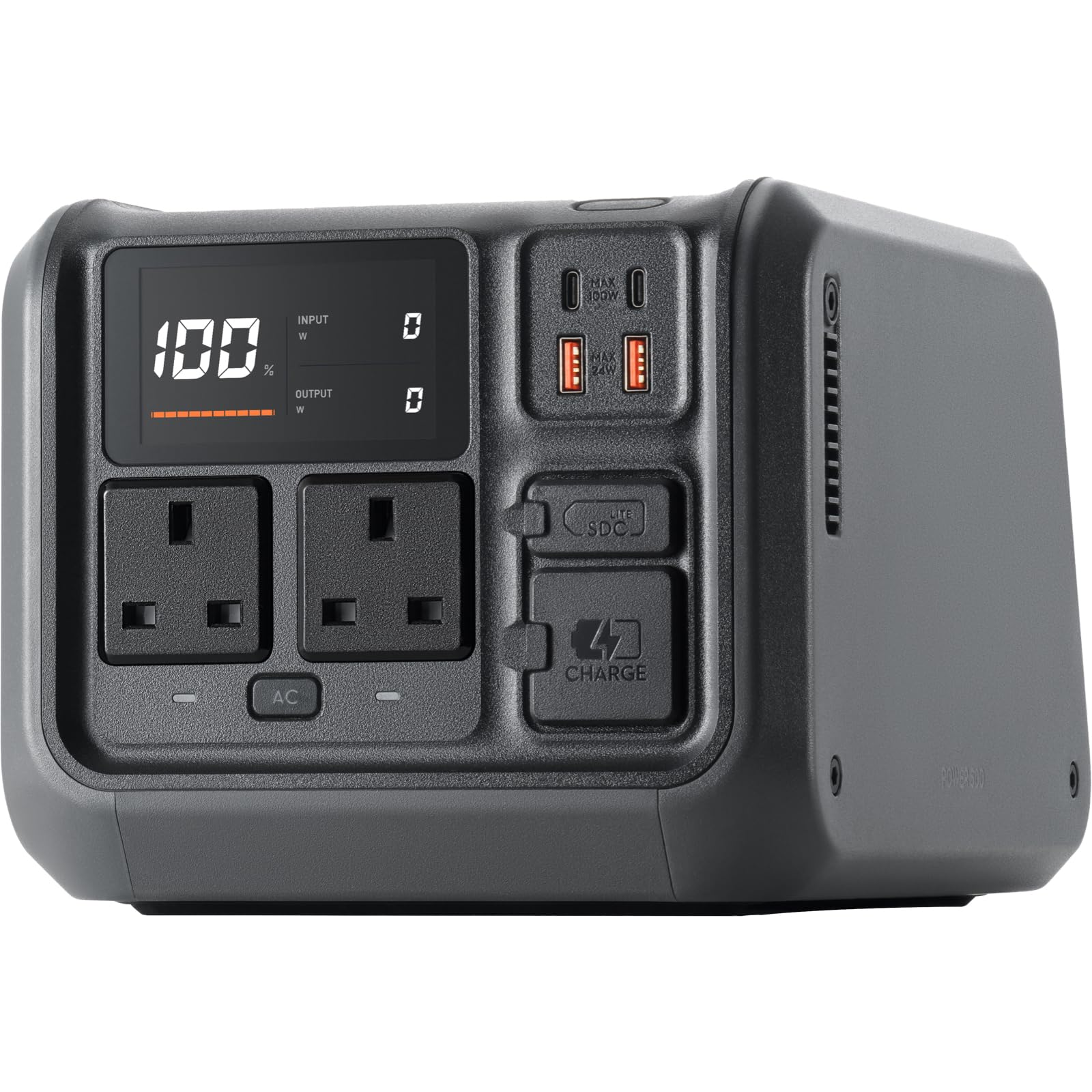 DJIPower 500 Portable Power Station, 512Wh LFP (LiFePO4) Battery, 70-Minute Fast Charging, 1000W Max Output, Power Generator for Home, Camping & RVs, Off-grid, Power Outage