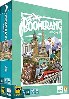 Comprar SD GAMES - Boomerang Europa: Juego de Cartas Draft de Viajes y Países - Papel 13X18X4cm