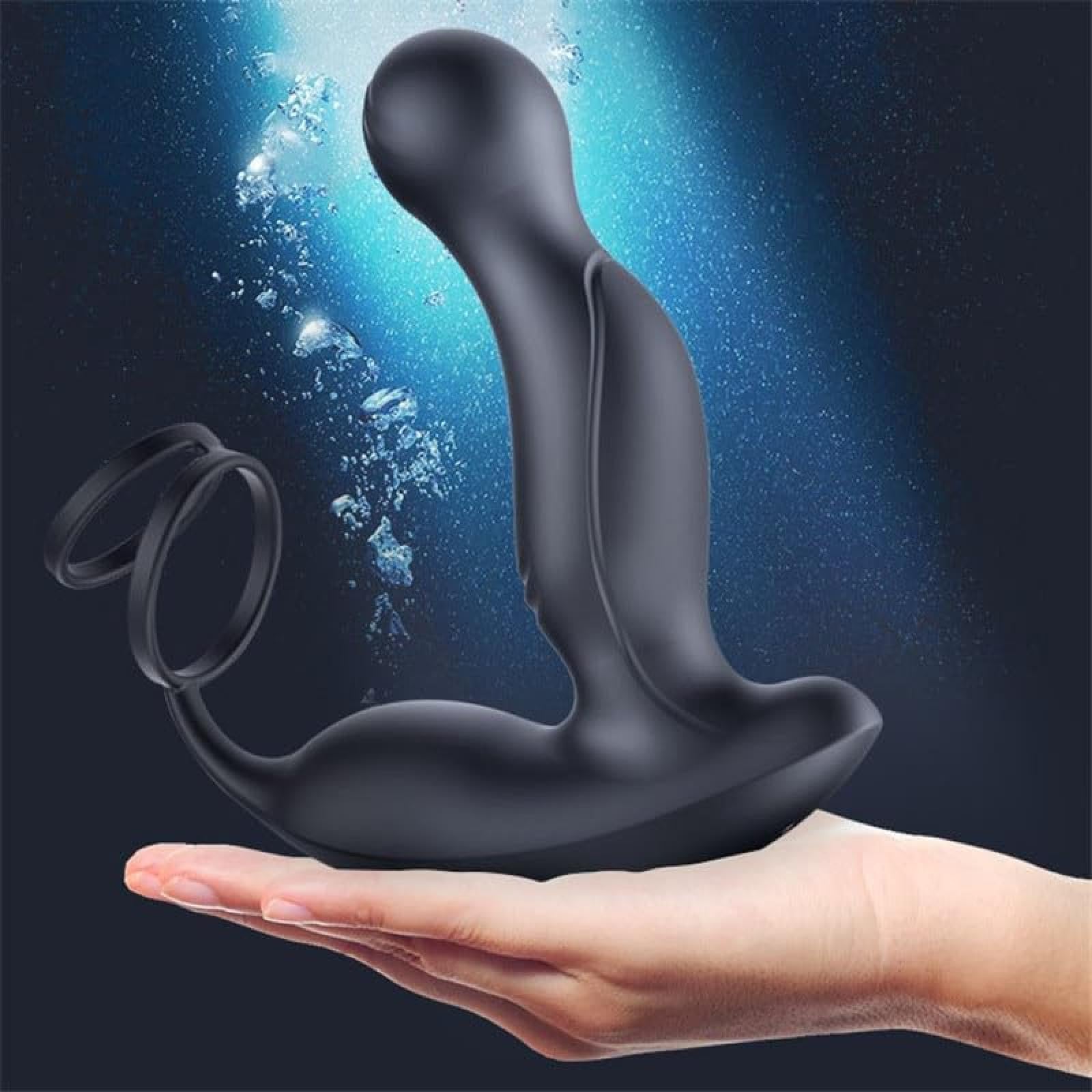 Vibreur Vibrator anal bouchon bouchon vibrant les plugs anaux 10 + 10 mode hommes adultes masturbator gode bouchon de bouchon de bouchon de bite Pour Machine de sexe de gode des hommes