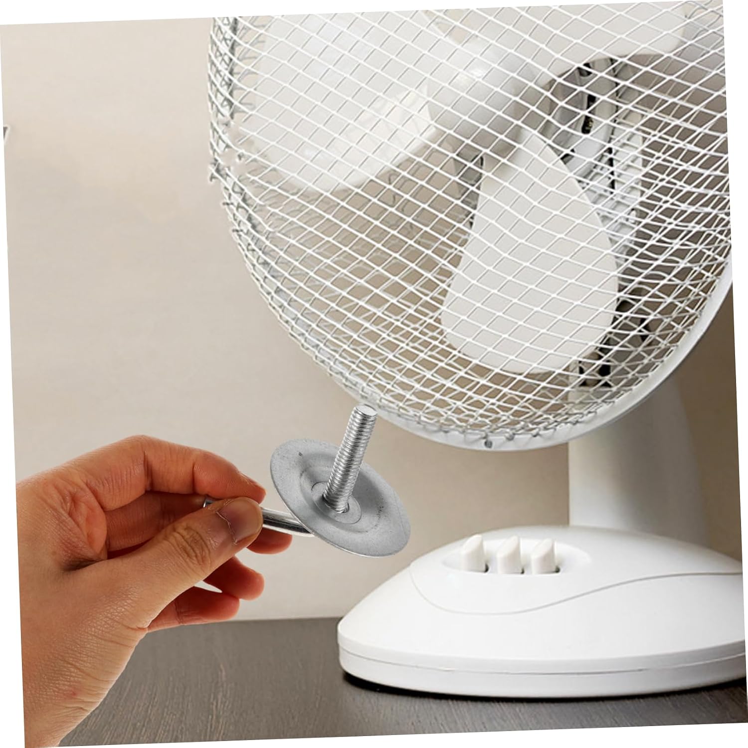 4pcs Electric Fan Base Screw Sturdy Iron Pedestal Support for Floor Fans Easy Installation Design for Use