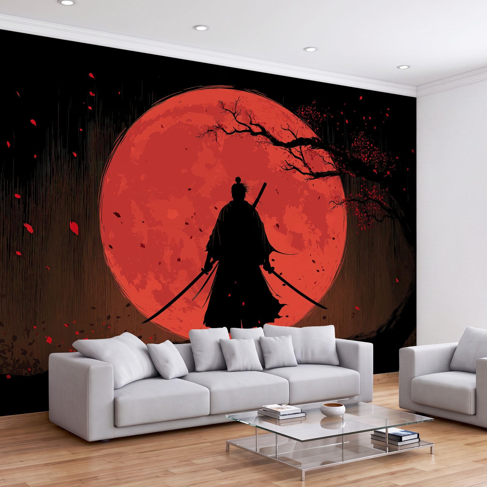 Japońskie ciemne anime fototapeta ścienna dekoracja domu