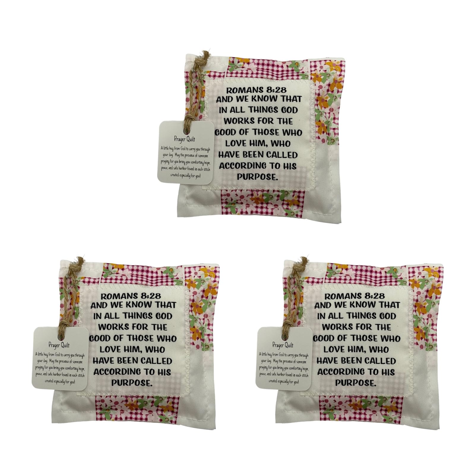 NUEAYMS Unique Design Fabric Bag for Religious Activities and Spiritual Giving Brightly Colored Blessing Bags