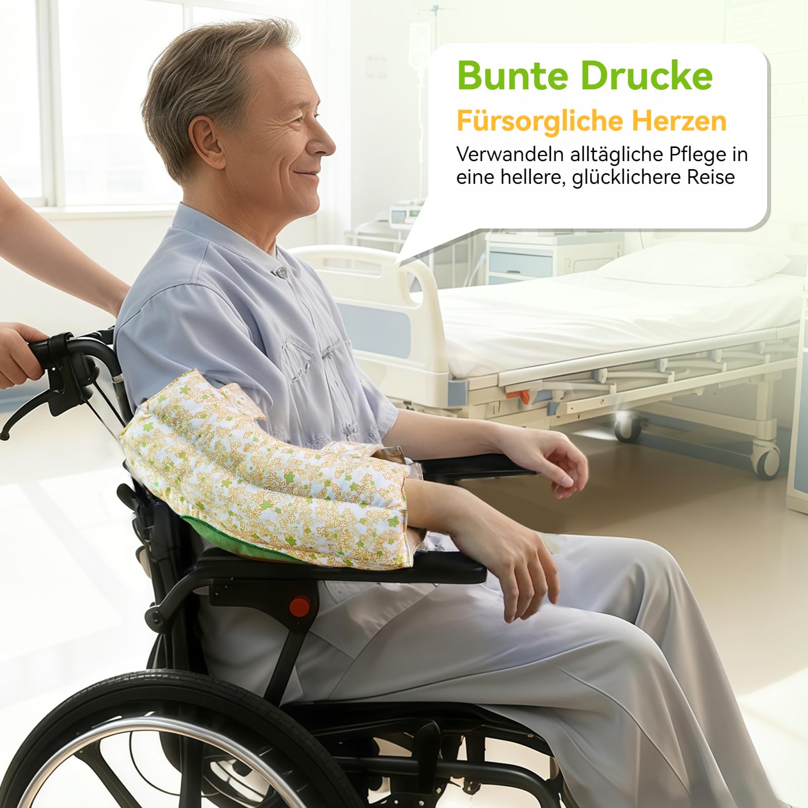 Ellenbogenschoner für bettlägerige Patienten oder ältere Menschen, Ellenbogenprotektoren zur Entlastung des Ellenbogendrucks,wiederverwendbar und waschbar