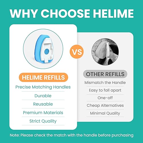 Miniatura 2 de Dishwand - Recambios de esponjas, cabezales de repuesto de varita de platos, dispensador de jabón de puntos de frotamiento, fregadores dispensadores