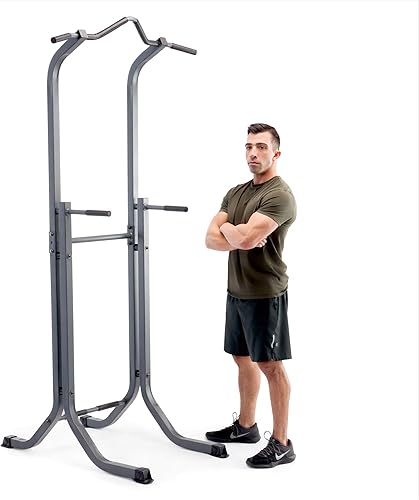 Marcy Power Tower - Estación de inmersión multifuncional para gimnasio en casa para entrenamiento de fuerza TC-5580AMZ