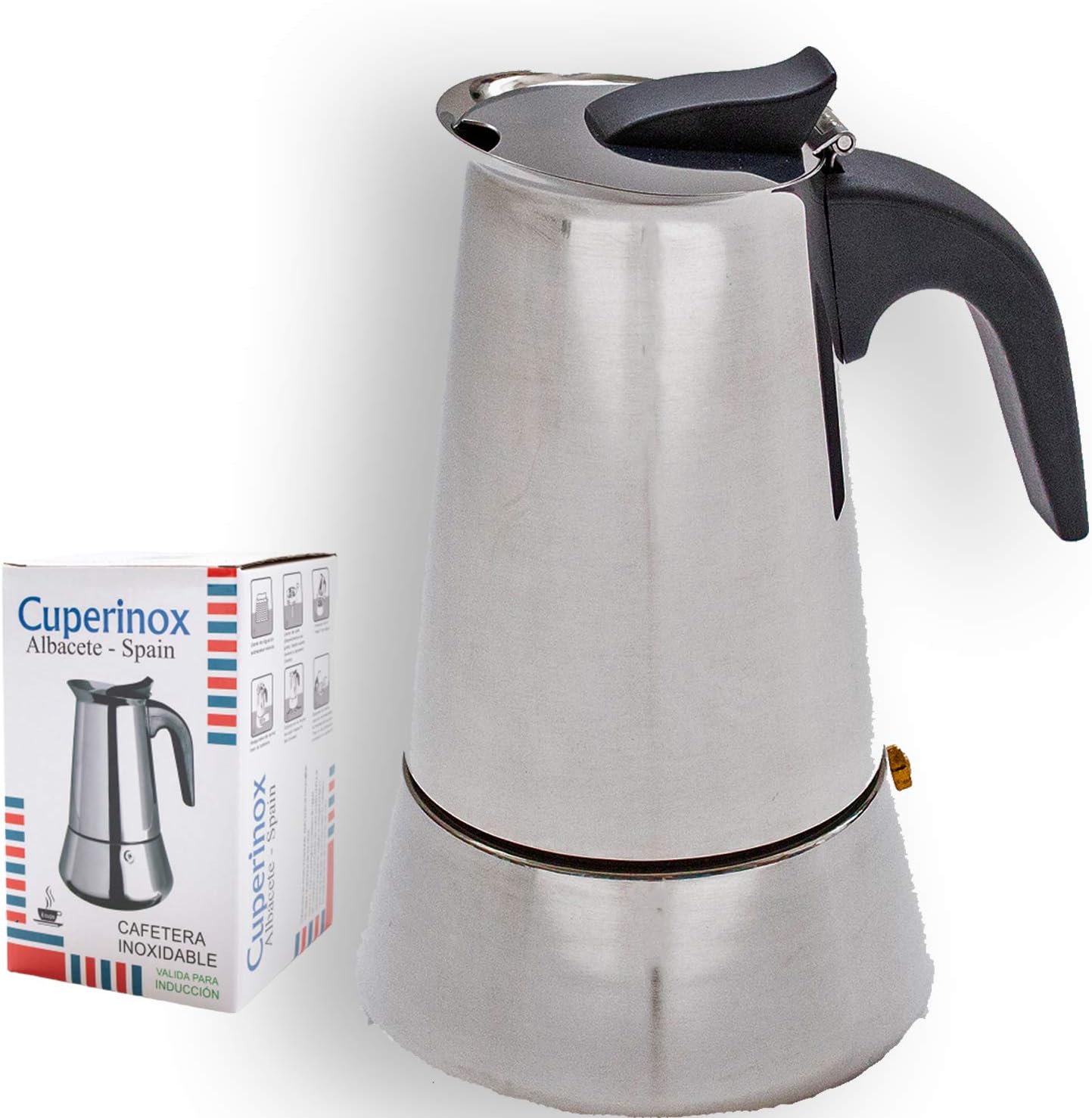 Stovetop Espresso Maker, Italian Coffee Maker Moka Pot, 12 Cups