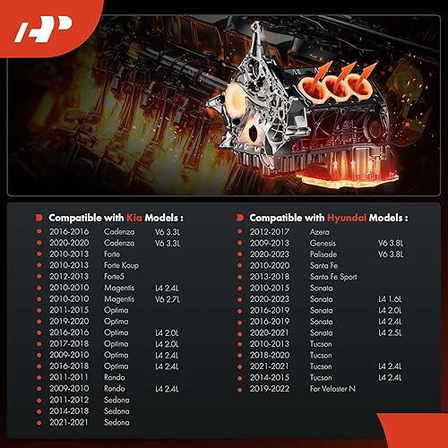 Miniatura 2 de A-Premium Sensor de temperatura del refrigerante del motor 4 pines compatible con modelos Hyundai y Kia - Sonata, Santa Fe, Tucson, Genesis,
