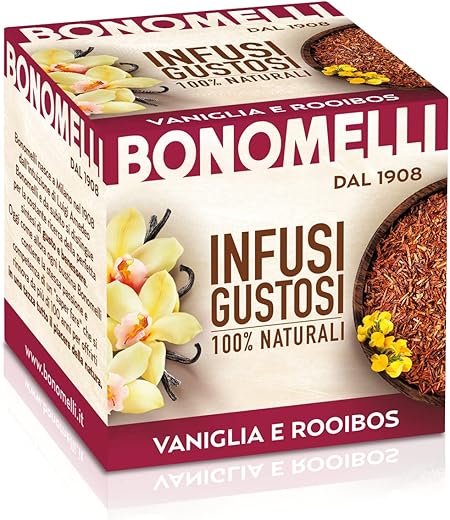 Bonomelli Infusi Fruttosi, Ciliegia e Mirtillo, Confezione da 12 Filtri, Gusto Dolce e Lievemente Acidulo, Infusione a Caldo e a Freddo, Ingredienti 100% Naturali (24g)