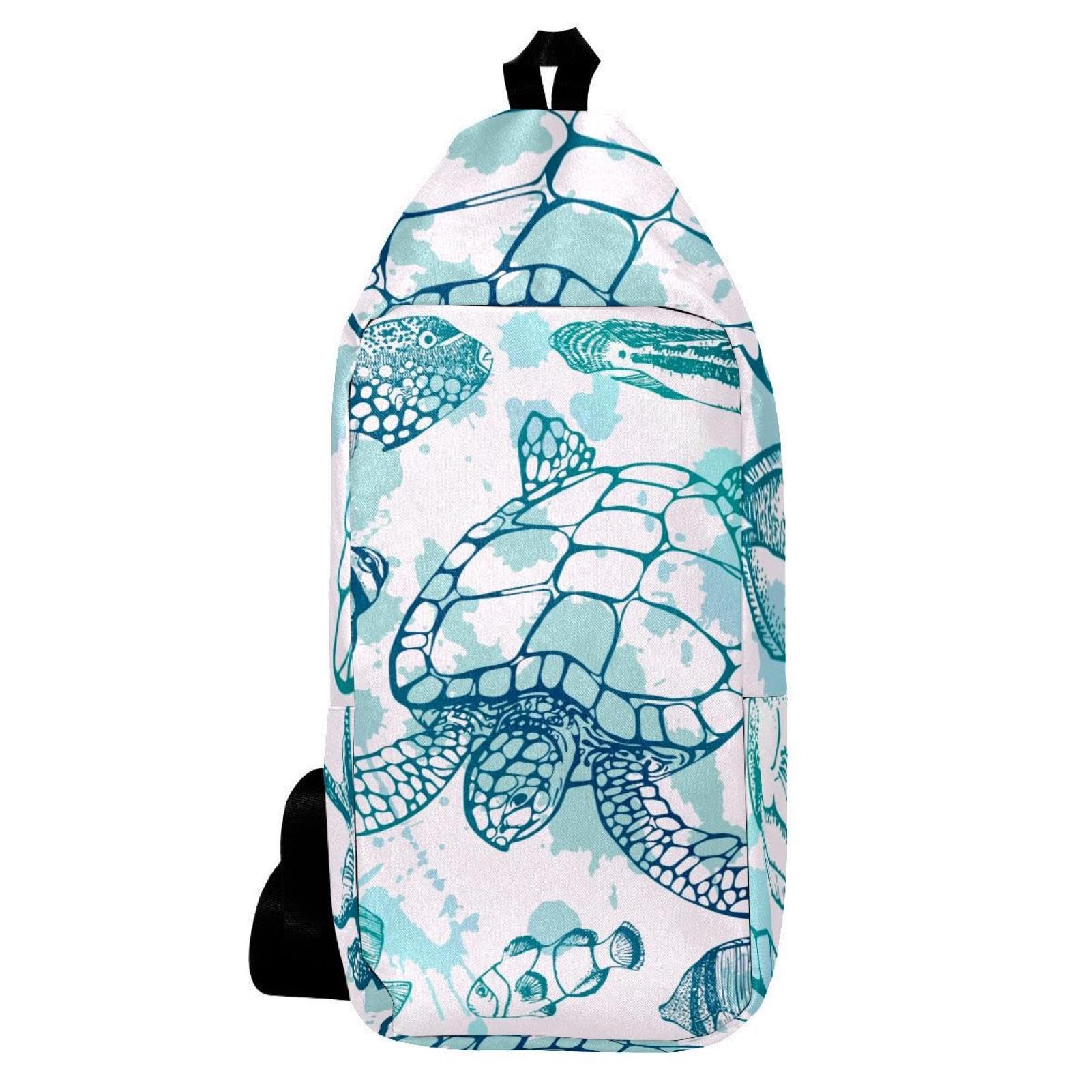 Mochila bandolera compacta multicolor para evitar dolores de espalda en rutas 6