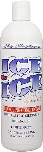 Miniatura 3 de Chris Christensen Paquete de champú y acondicionador para perros de 16 onzas, champú clarificante Clean Start + acondicionador desenredante de hielo