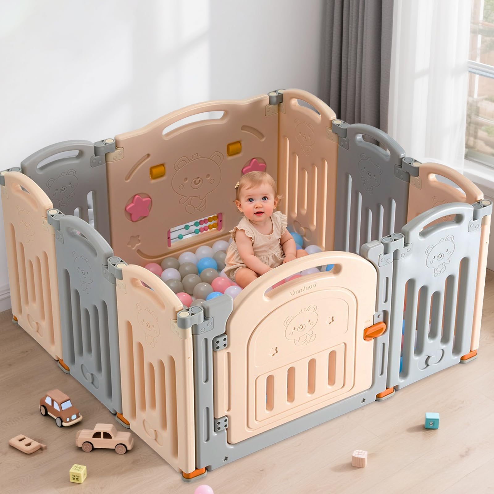 14 Panels Baby Playpen