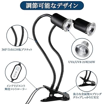 Amazon | [WONSAM] 爬虫類ライト 両生類用 バスキングライト