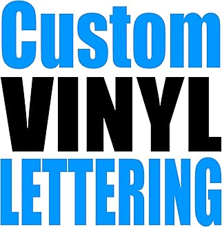 Custom Windshield Decal (Any Size & Color) for Car, Truck, Vehicle, Auto, Window, Glass, Vinyl Letters, Numbers, Personalized Text, Lettering Sticker