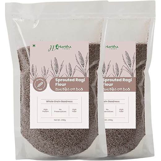 Haritha Sprouted Ragi Flour 500g - Nutrient Boost
