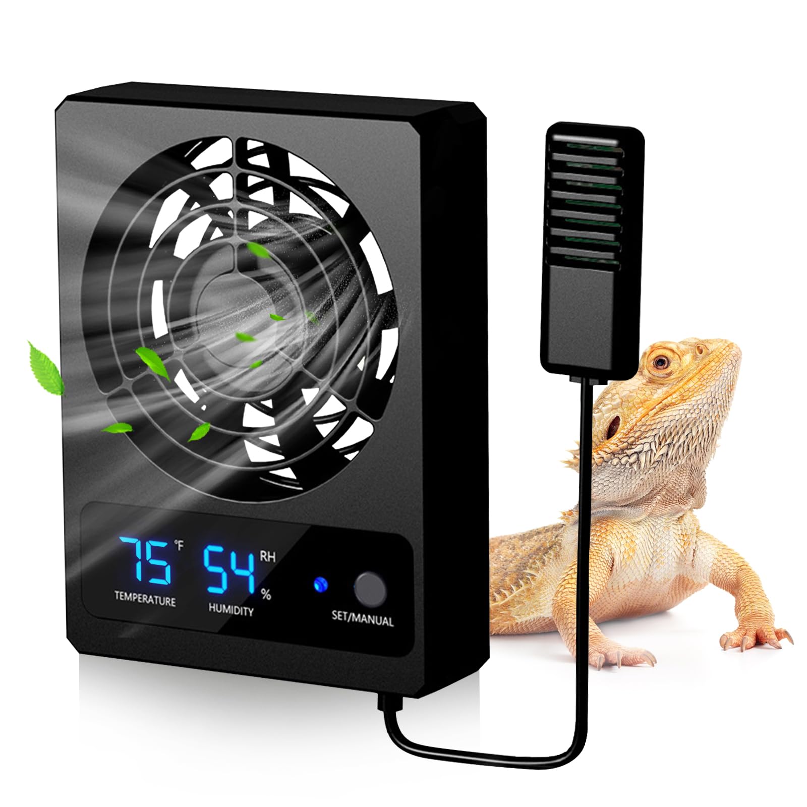 Ventilatore Per Terrario - Controllo Umidit&agrave; E Temperatura Per Rettili