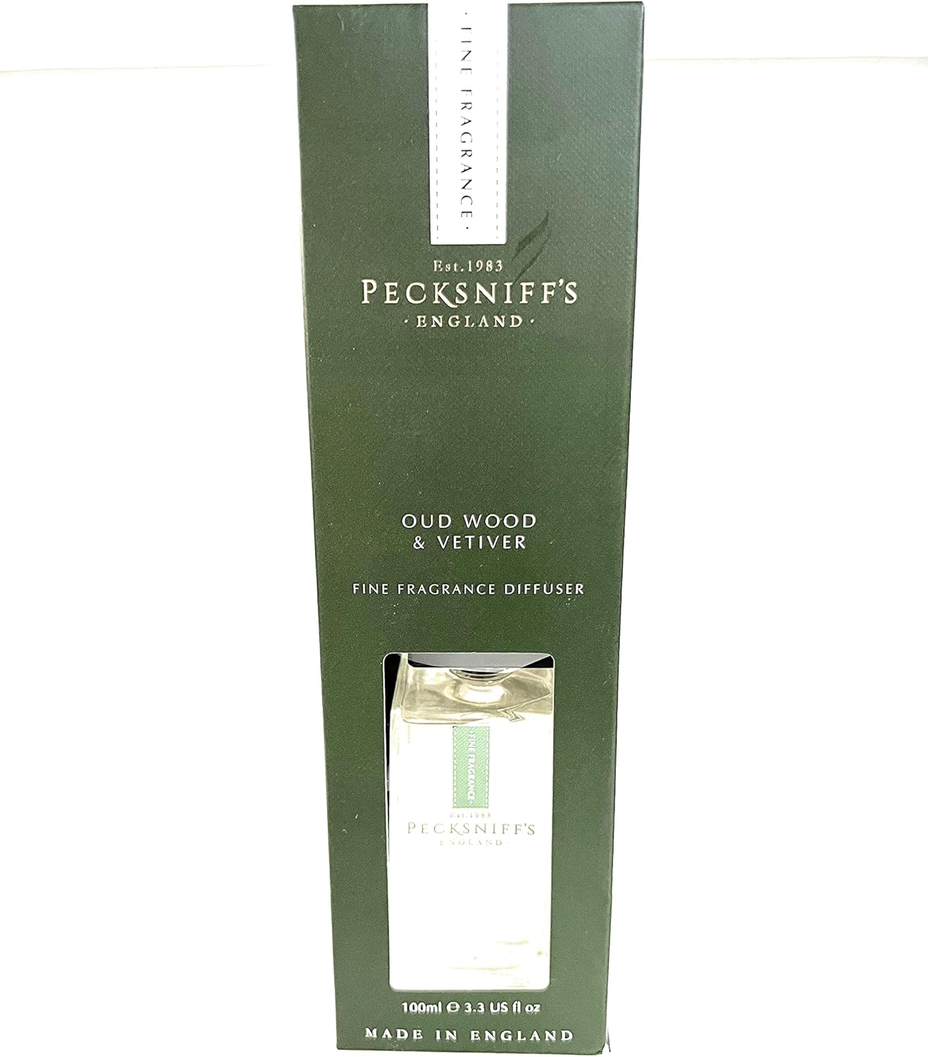 Pecksniffs Oud Wood Vetiver Fine Fragrance Diffuser 3.3 Fl