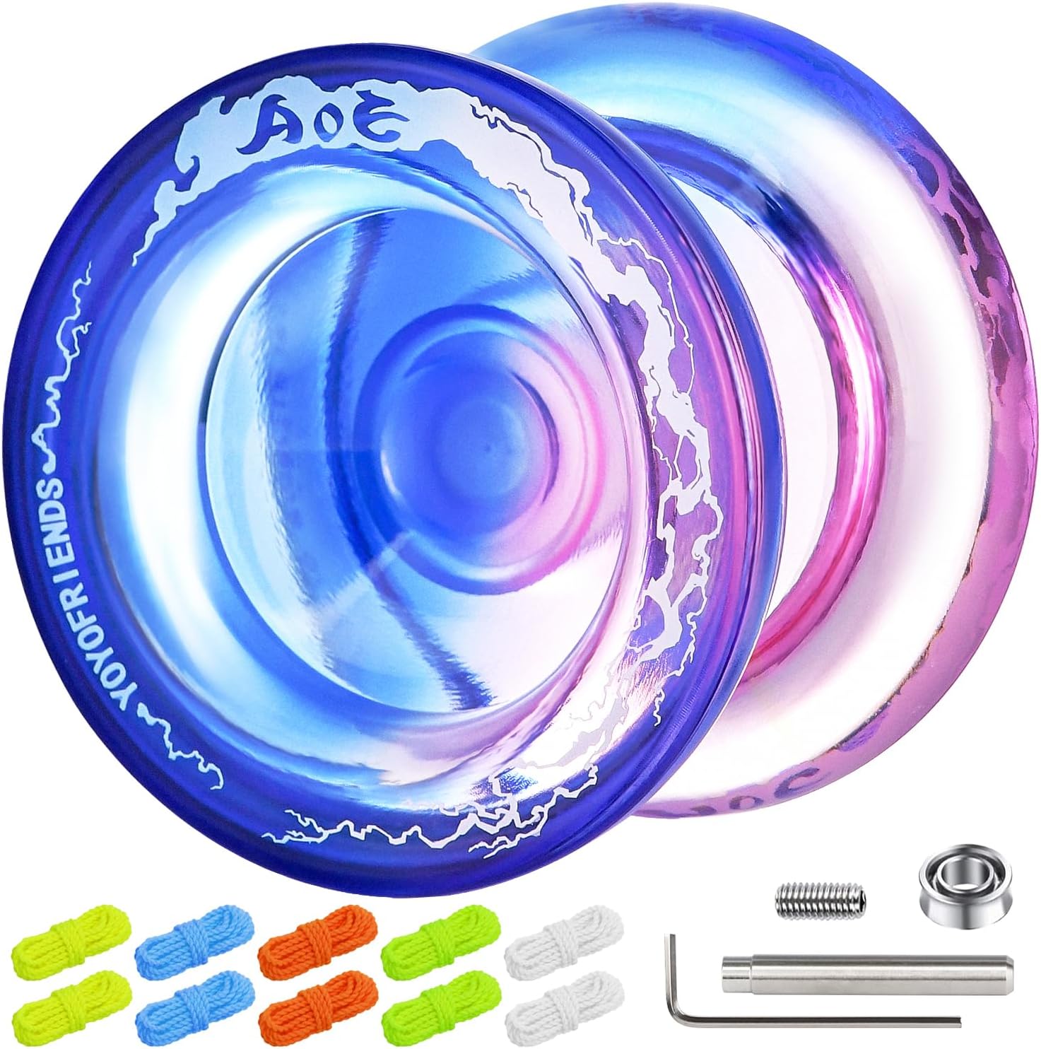 AOE Responsive Yoyo Professional Crystal Yoyo for Kids Beginners, Pro Trick Yoyo
