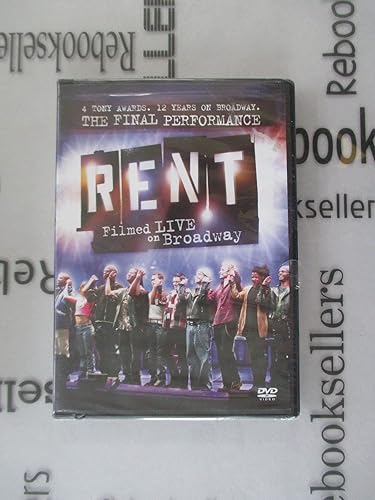 Rent Filmed Live on Broadway