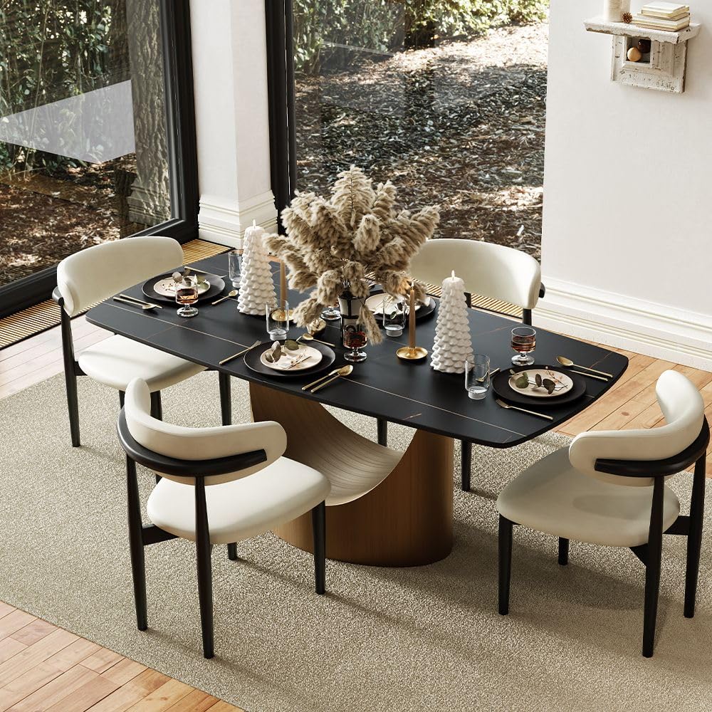 Amazon.com - POVISON Dining Table Set for 4, 63