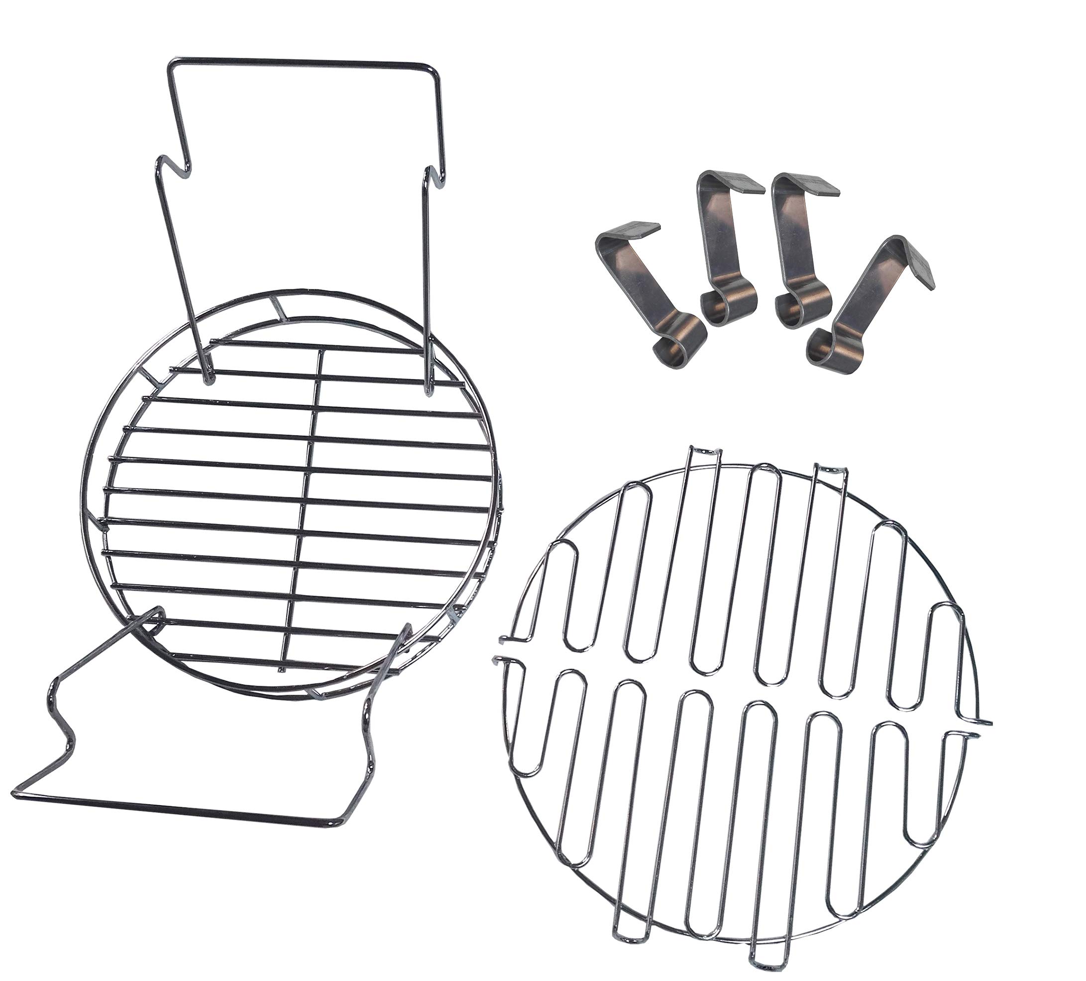 Turkey Fryer Replacement Parts Kit for Char-Broil The Big Easy Accessories, Bunk Bed Basket, Leg Rack, Rib Hooks, Oilless Turkey Fryer Accessories Kit for Thanksgiving & Christmas