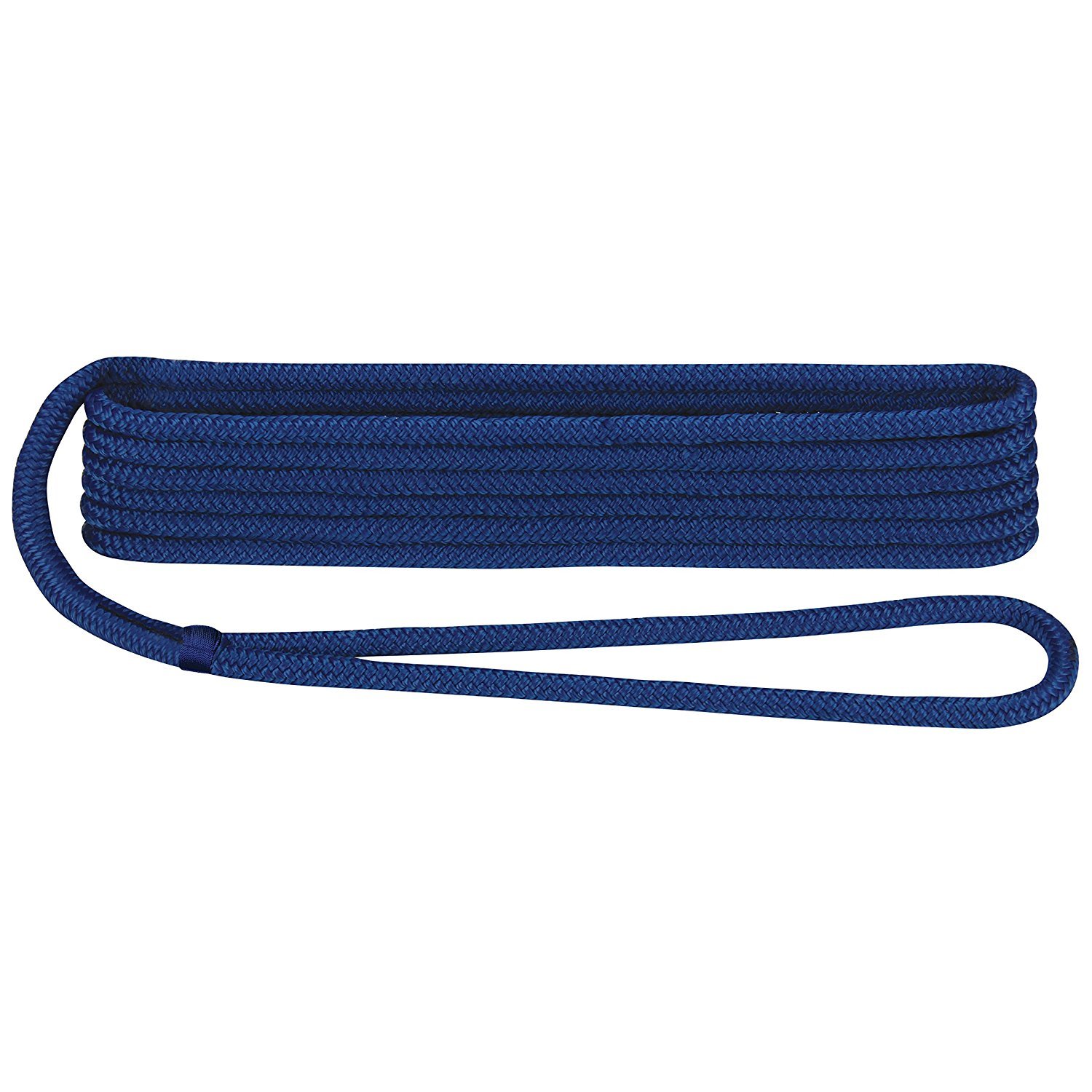 Extreme Max 3006.2087 BoatTector Double Braid Nylon Dock Line - 3/8" x 15', Royal Blue