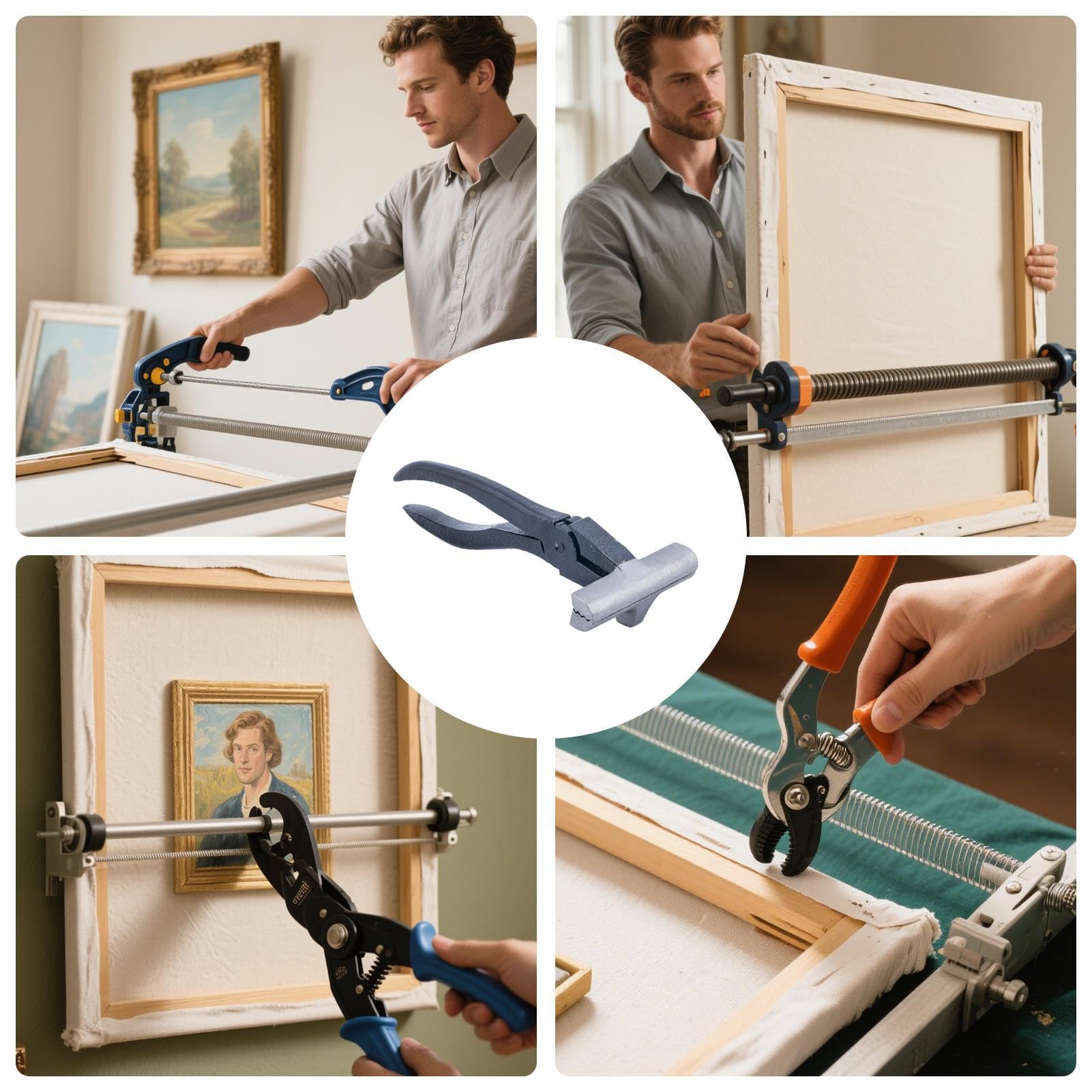 Pinza per per tensionare le immagini | Pinza di serraggio ad alta resistenza per telai – Strumento di serraggio del per progetti artistici in camera da, sala da pranzo