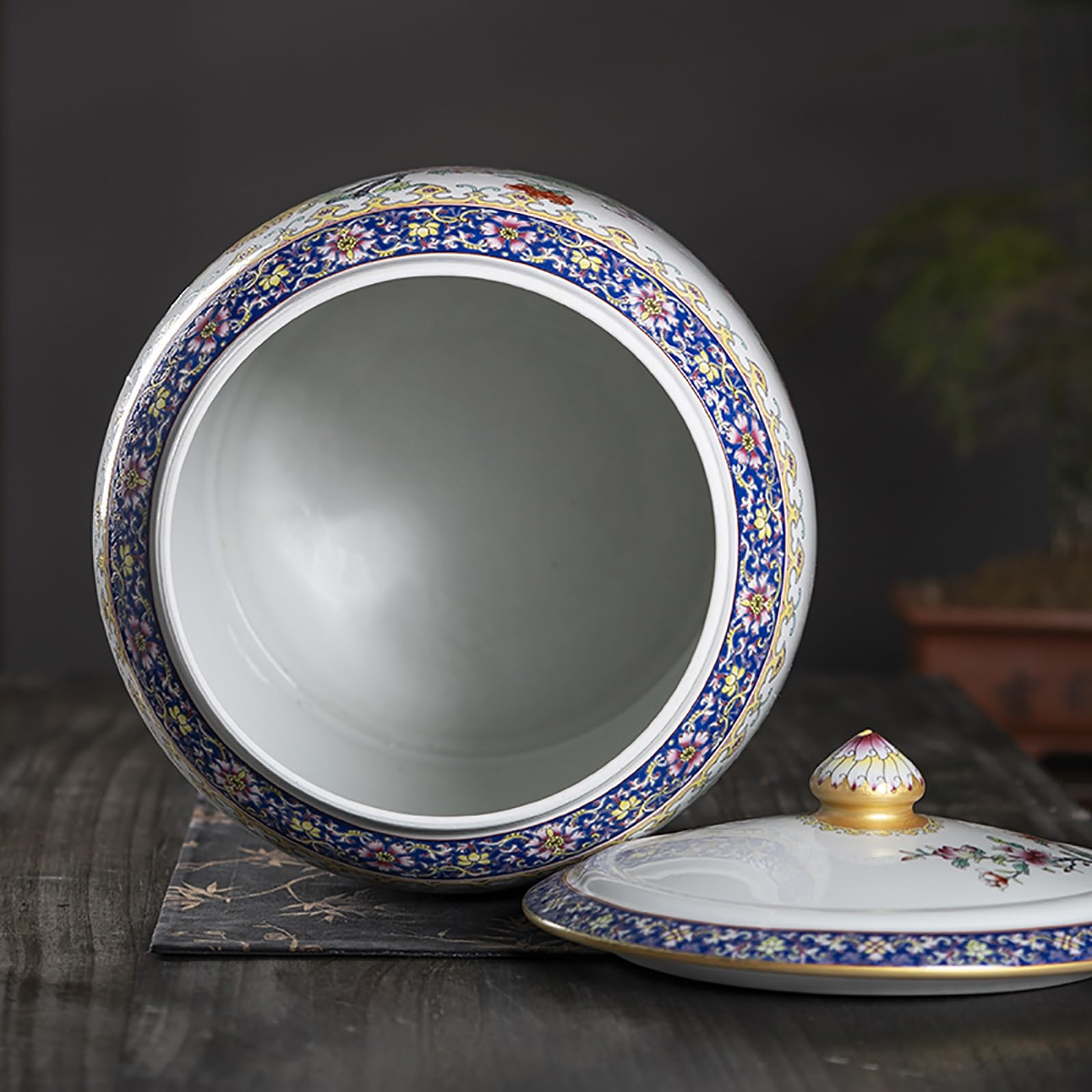 Barattolo Di Riso In Ceramica Di Design Cinese Contenitore Per Cereali Secchio Di Riso In Ceramica Retrò Serbatoio Di Stoccaggio Sigillato In Ceramica Distributore Di Riso E Cereali In Ceramica Secchi
