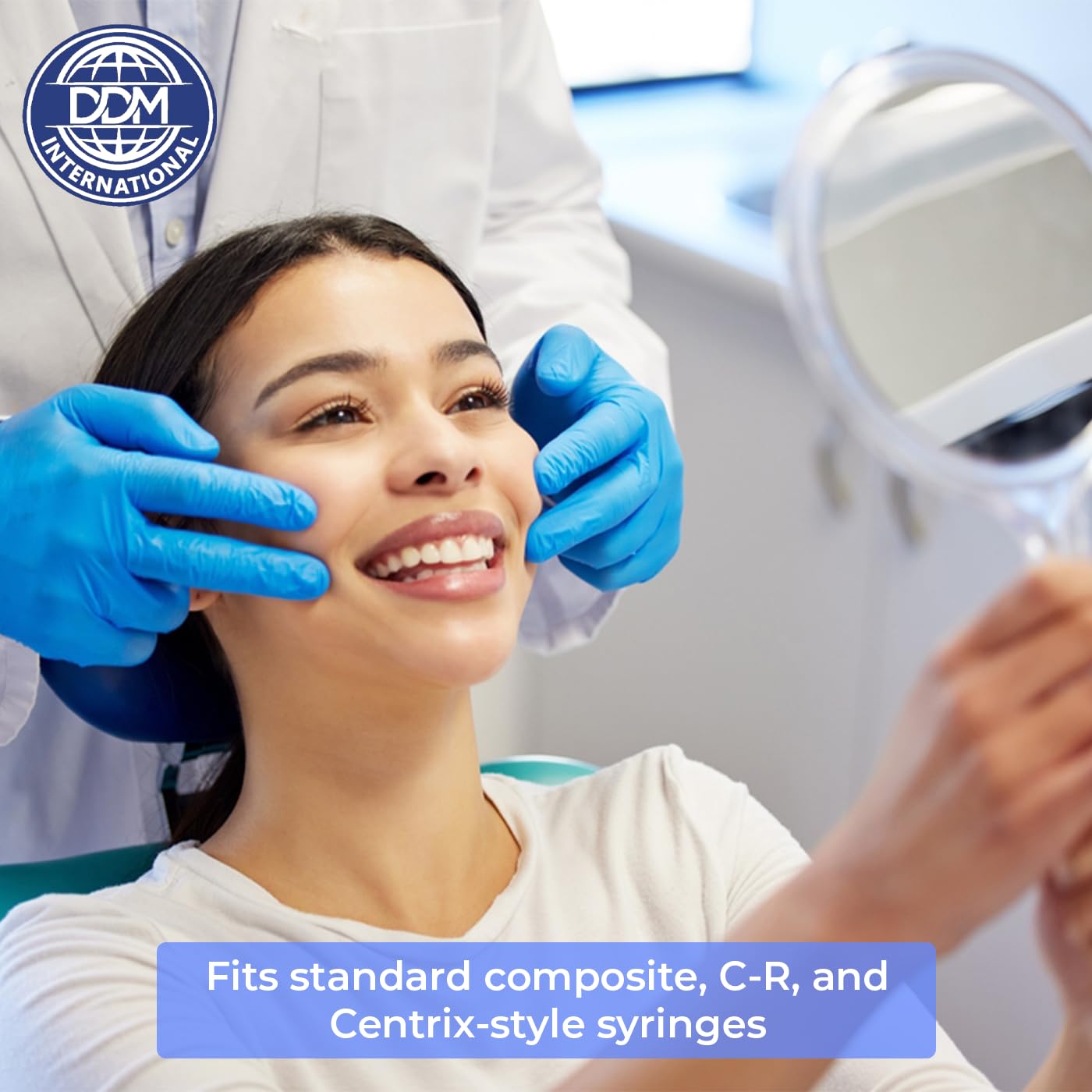 Dental Needle Tubes & Plugs - for C-R Syringes, Centrix Style Syringes – Pack of 100 Tubes & 100 Plugs Photoblock Orange