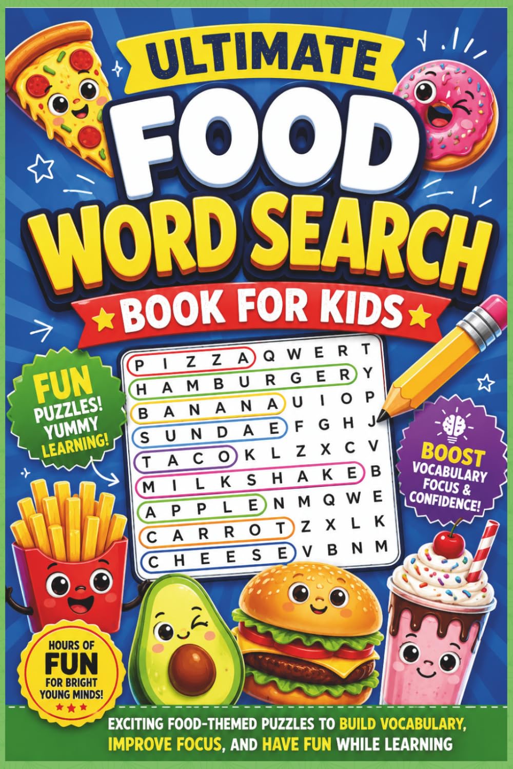 ULTIMATE FOOD WORD SEARCH BOOK FOR KIDS