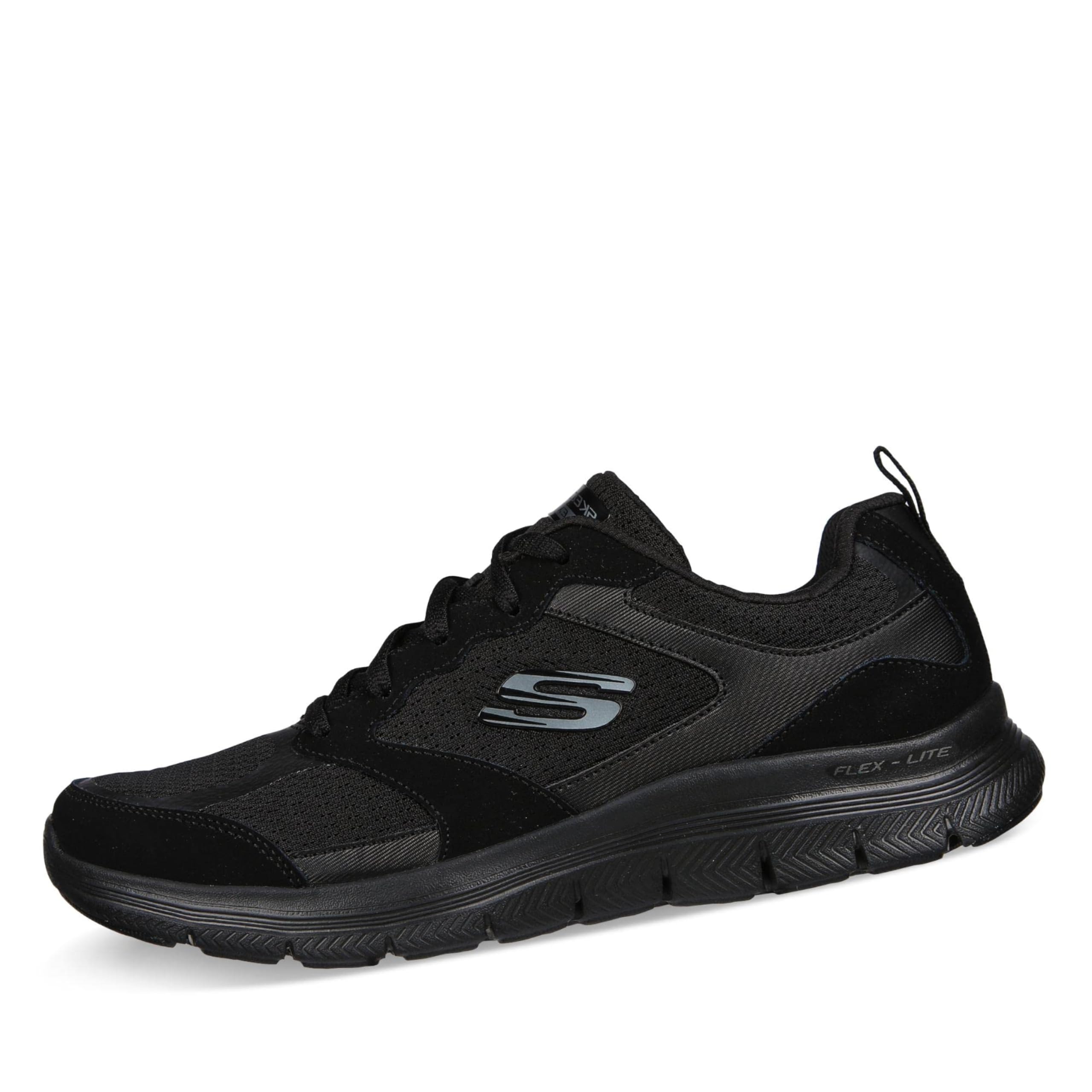 Skechers Damen Flex Appeal 4.0 Active Flow Sneaker, Schwarz 01, 41 EU