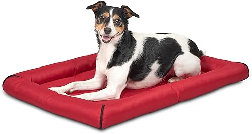 Miniatura 25 de MidWest Homes for Pets Medium QuietTime MAXX - Cama para perros ultra resistente, resistente al agua y olores, borde acolchado, fondo Negro