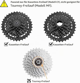 QKURT 2 x cassette lock ring tool update cassette lockring tool with pin