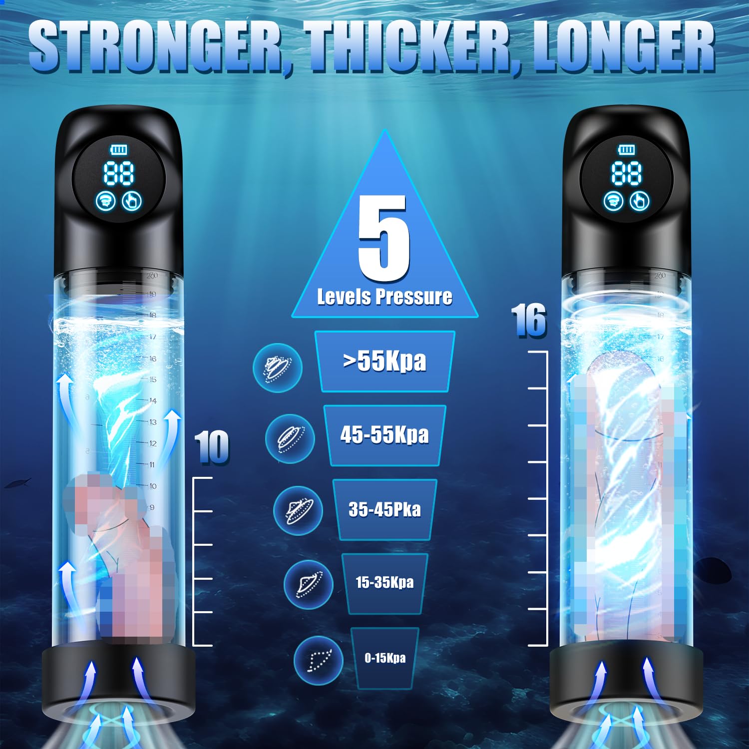 Sex Toýs Homme Pompes à Pénis - Sex Toys Masturbateur APP Automatique Agrandir son Pénis, Sextoyse Homme Sexmasturbâteur Pompe a Penis, Pompe Penis Masturbateurs Jouet Adulte Grossir Agrandisseur