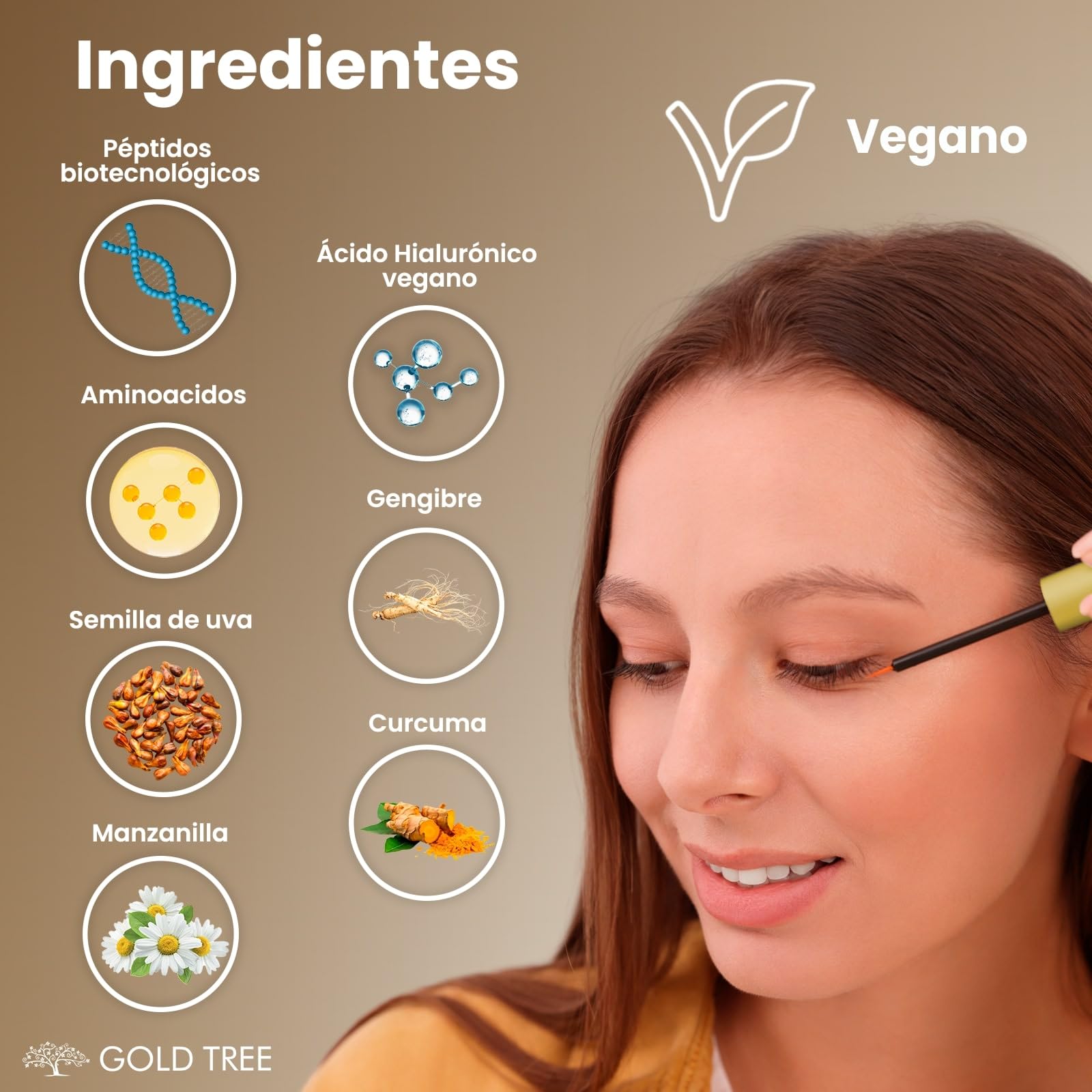 Gold Tree Imperial Lashes - Serum Pestañas Crecimiento - Crece Pestañas