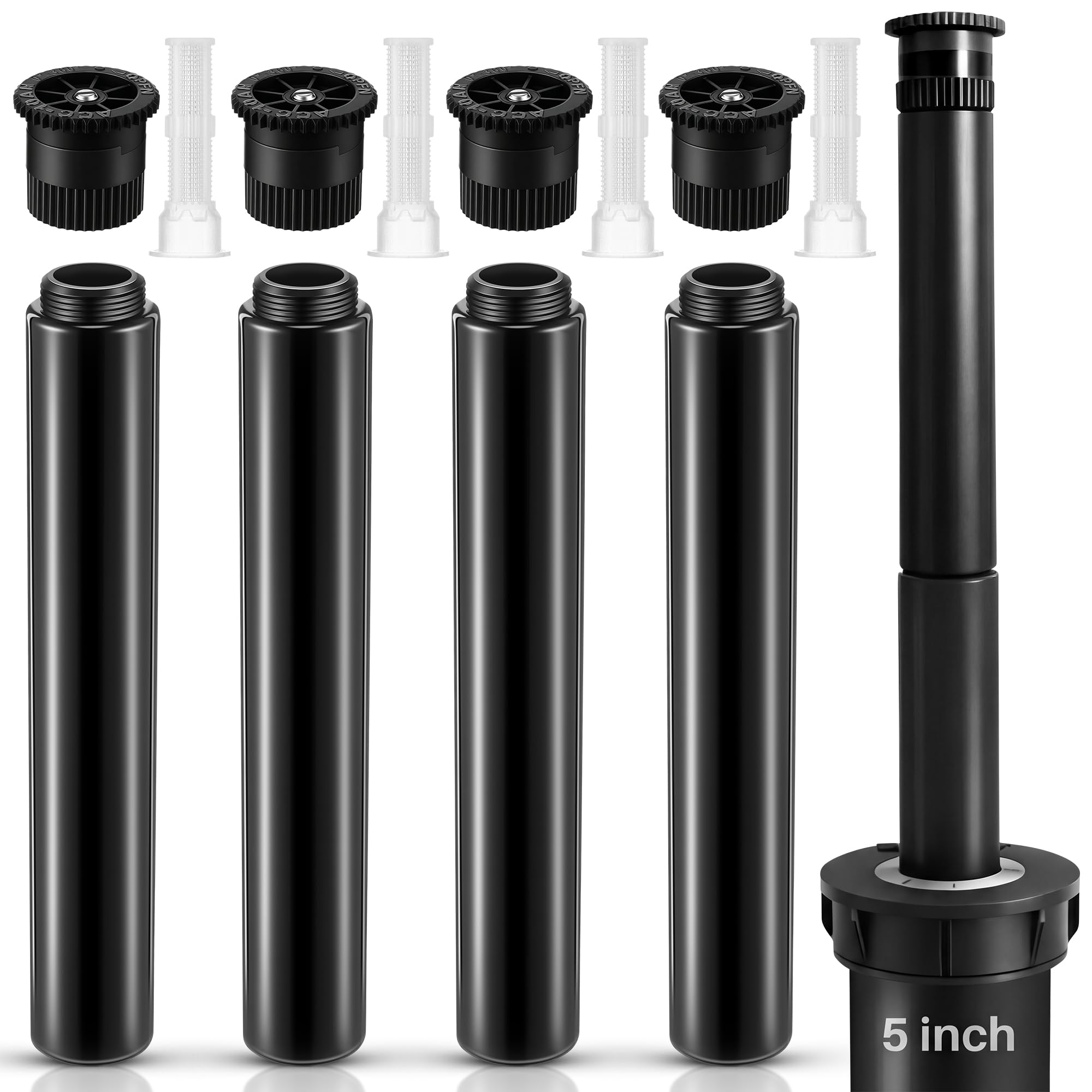 Photo 1 of 8Pcs Sprinkler Extension Riser Kit Compatible with Rain Bird 1800(5")