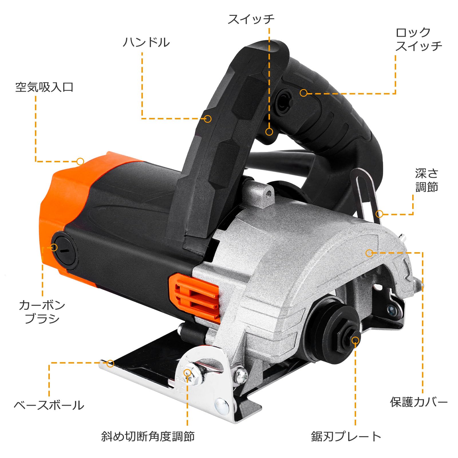 Amazon | MXBAOHENG タイルカッター 丸ノコ 電動 セラミック/タイル 