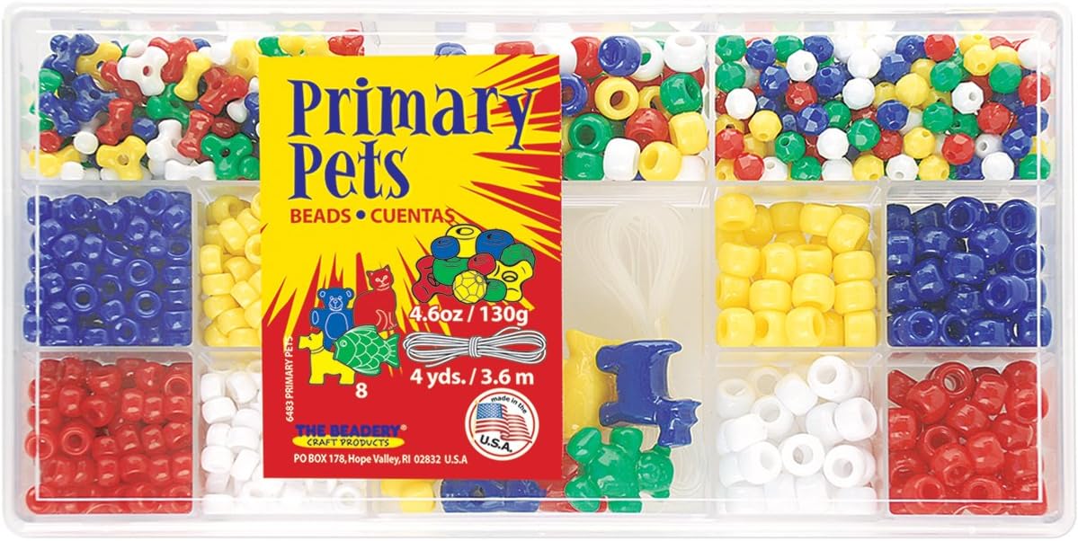 Bead Box Kit 4.6 Ounces/PkgPrimary Pets Arts, Crafts