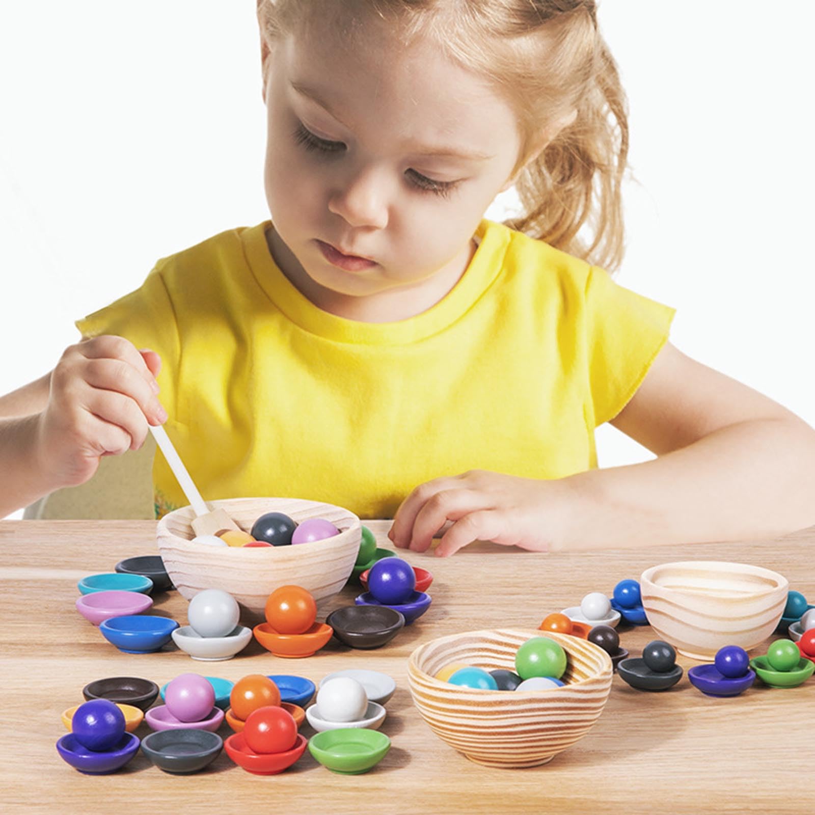 Zahlen und Farbübereinstimmungsspielzeug für, Lernspielzeug, Puzzle, Holz, Lernhilfen, Vorschulkinder, pädagogische Feinmotorik