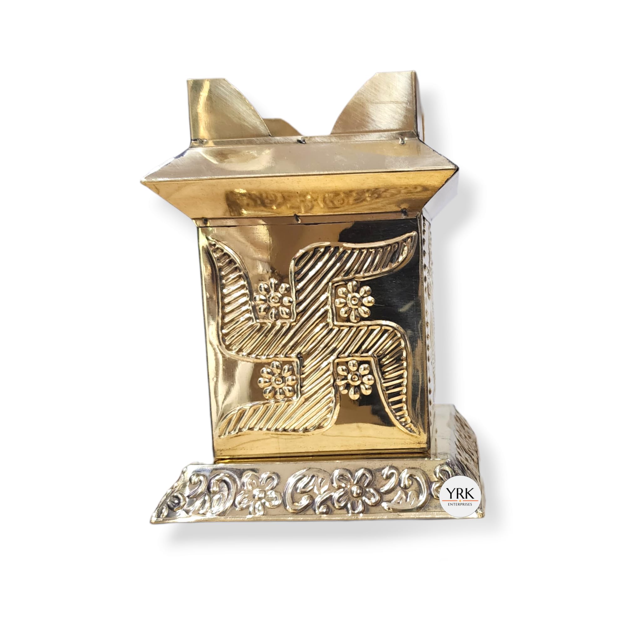 YRK Brass Tulasi Kota 7 INCH | Brindavanam | Tulsi Pot | Tulsi